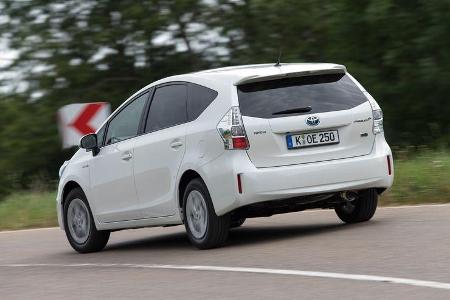 Toyota Prius Plus Life, Heckansicht