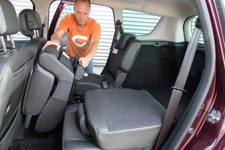 Renault Gr. Scénic 1.5 dCi Dynam., Rücksitz, umklappen