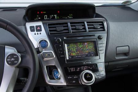 Toyota Prius Plus Life, Mittelkonsole