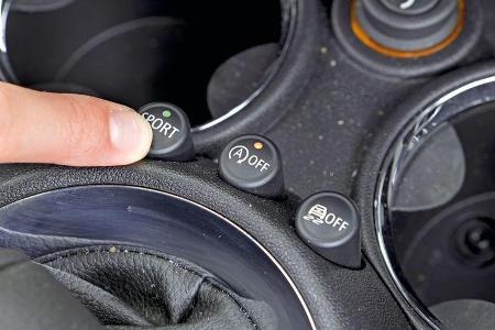 Mini One, Fahreinstellung, Sport, Knopf