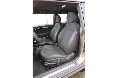 Mini One, Fahrersitz