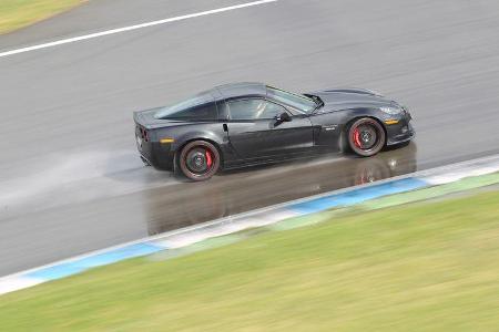 Chevrolet Corvette Z06, Seitenansicht, Driften