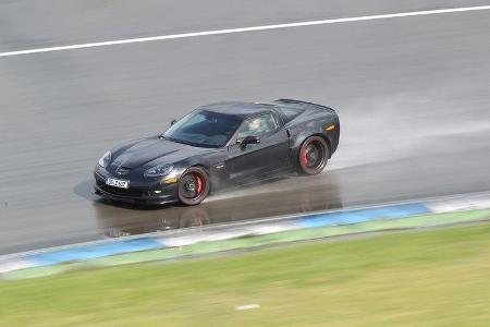Chevrolet Corvette Z06, Seitenansicht, Driften