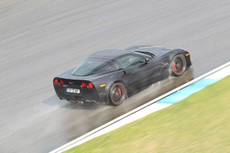 Chevrolet Corvette Z06, Seitenansicht, Driften
