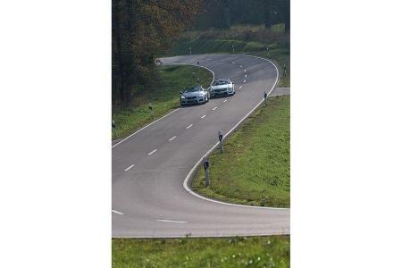 BMW M 6 Cabrio, Mercedes SL 63 AMG, Frontansicht