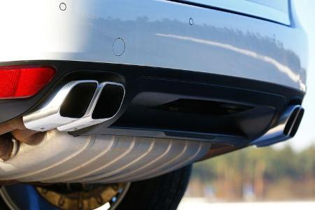 Porsche Cayenne Turbo S, Auspuff Endrohr