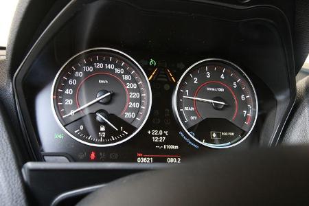 BMW 118i Sport Line, Rundinstrumente