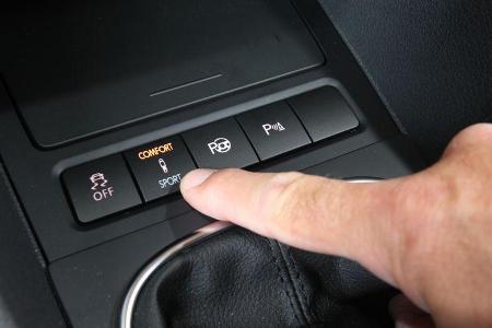 VW Golf 1.4 TSI Highline, Fahreinstellung
