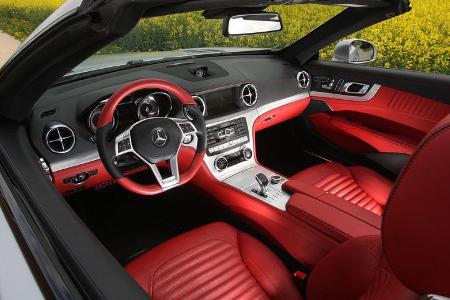 Mercedes SL 500, Cockpit, Lenkrad