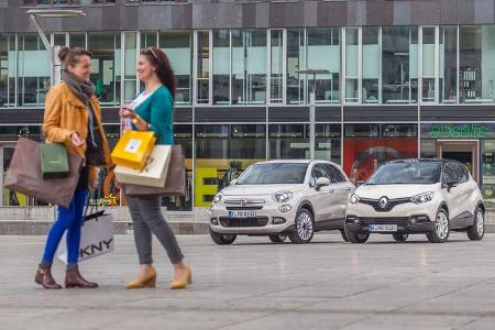 Fiat 500X 1.4 MultiAir, Renault Captur TCe 120,