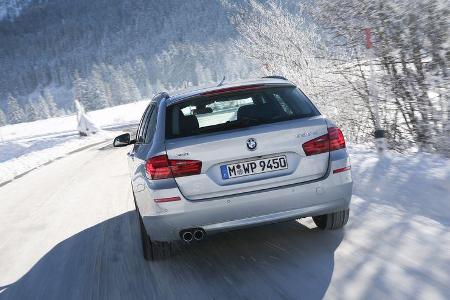BMW 525d Touring xDrive, Heckansicht