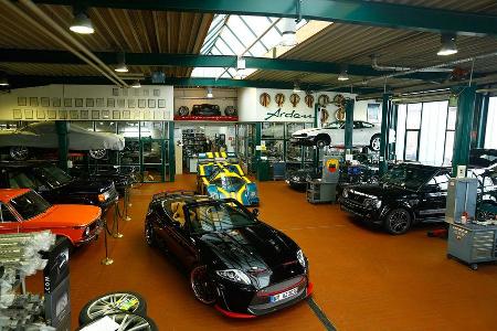 Arden-Jaguar Aj 20 RS, Werkhalle