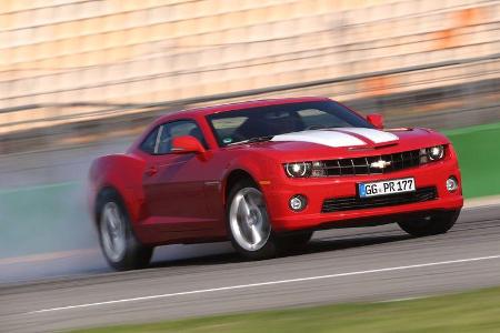 Chevrolet Camaro, Frontansicht, Driften