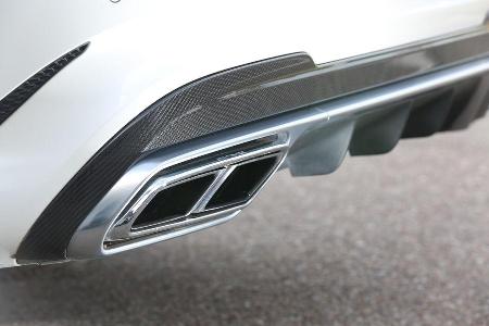 Mercedes E 63 AMG S, Auspuff, Endrohr