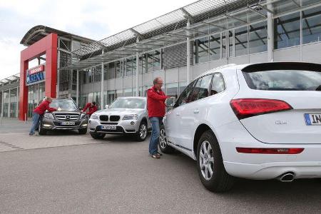 Audi Q5, BMW X3, Mercedes GLK, Gruppenbild
