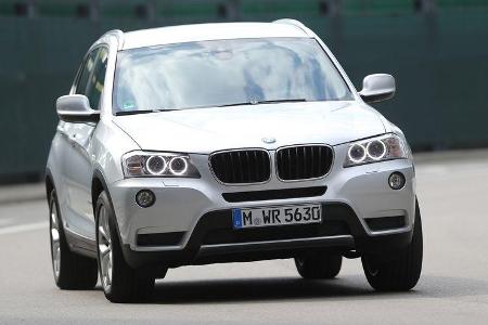 BMW X3 s-Drive 18d, Frontansicht