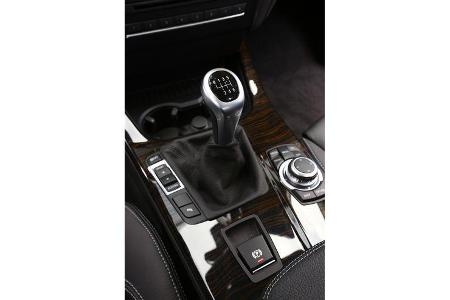 BMW X3 s-Drive 18d, Schalthebel, Schaltknauf