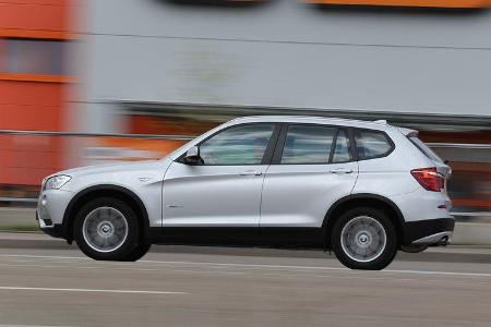 BMW X3 s-Drive 18d, Seitenansicht