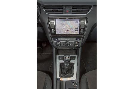 Skoda Octavia 1.4 TSI, Mittelkonsole