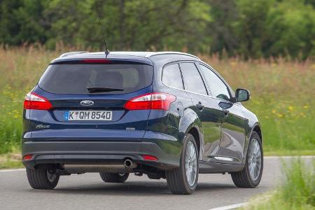 Ford Focus 1.6 Eciboost Turnier, Heckansicht