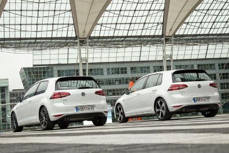 VW Golf GTD, VW Golf GTI, Heckansicht