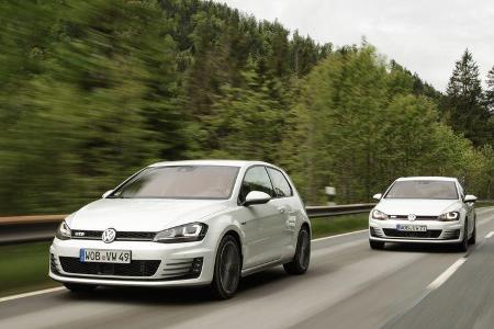 VW Golf GTD, VW Golf GTI, Frontansicht