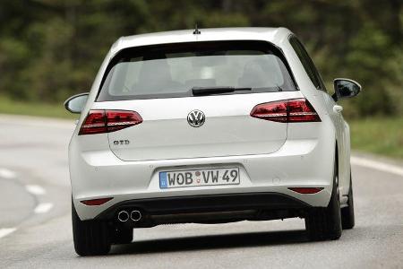 VW Golf GTD, Heckansicht
