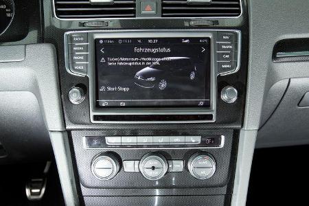 VW Golf GTD, Mittelkonsole