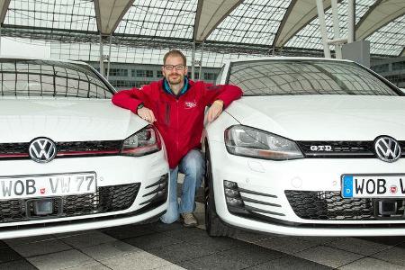 VW Golf GTD, VW Golf GTI, Frontansicht