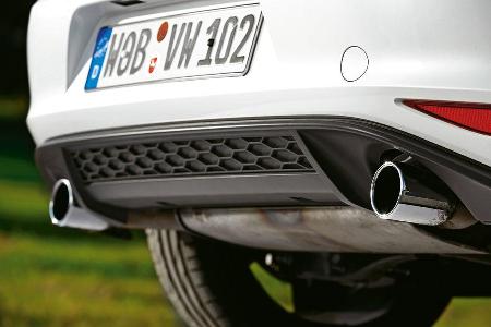 VW Golf GTI Performance, Endrohr, Auspuff
