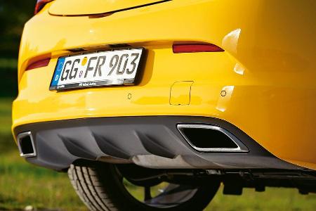 Opel Astra OPC, Auspuff, Endrohr