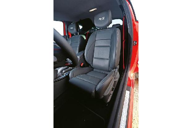 Renault Mgane R.S., Fahrersitz