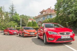 Kia Proceed, Opel Astra GTC, Seat Leon SC, Frontansicht