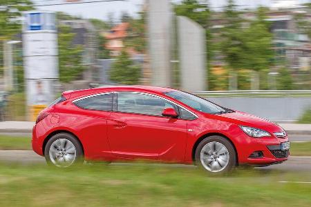 Opel Astra GTC 1.4 Turbo, Seitenansicht