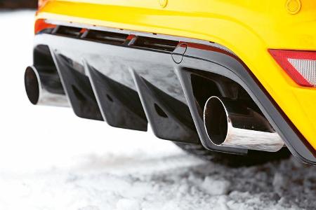 Wolf-Ford Focus RS, Auspuff, Endrohre