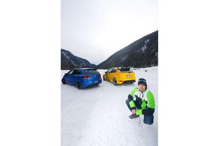 KL Racing-VW Golf R, Wolf-Ford Focus RS, Heckansicht