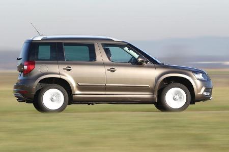 Skoda Yeti 2.0 TDI 4x4, Seitenansicht
