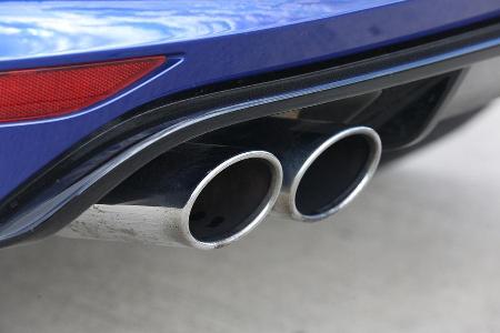 VW Golf R, Auspuff, Endrohr
