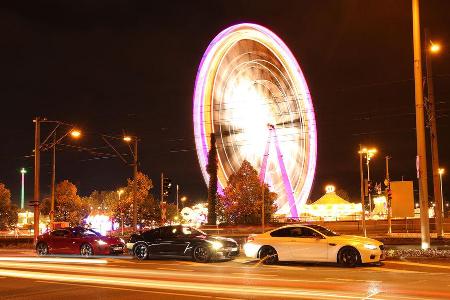 BMW M6 Competition-Paket, Jaguar F-Type R AWD, Nissan GT-R Track Edition