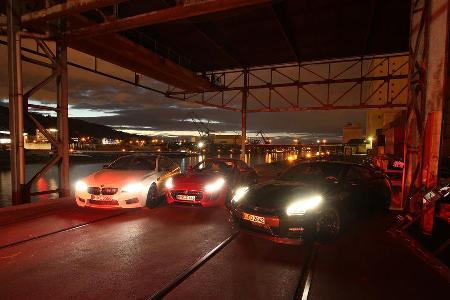 BMW M6 Competition-Paket, Jaguar F-Type R AWD, Nissan GT-R Track Edition