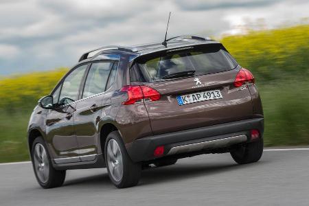 Peugeot 2008 120 Vti, Heckansicht