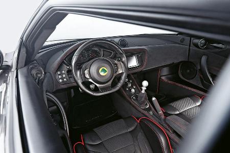 Lotus Evora S Sports Racer, Cockpit