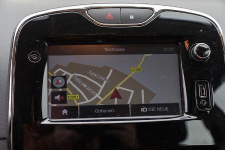 Renault Clio 1.2 16V 75, Navi, Bildschirm