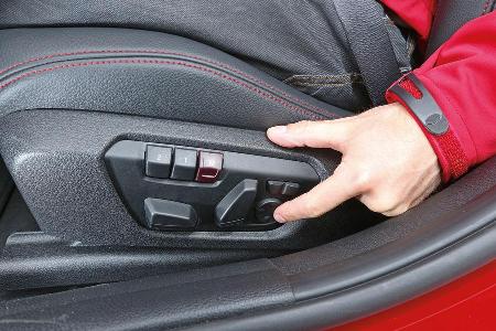 BMW 328i, Sitzeinstellung