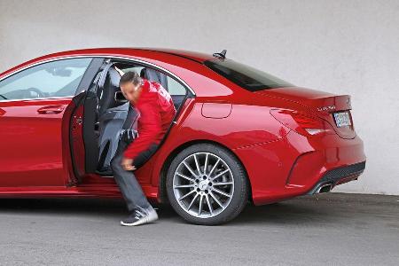 Mercedes CLA 250, Rcksitz, Einsteigen