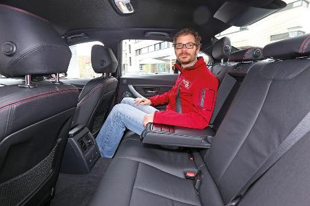 BMW 328i, Rcksitz, Beinfreiheit