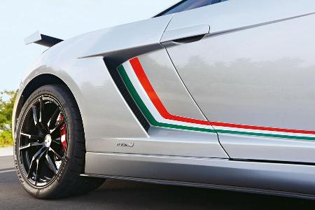 Lamborghini Gallardo LP 570-4 Squadra Corse, Seitenlinie