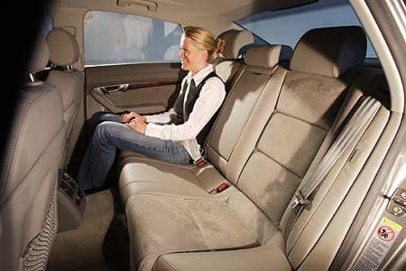 Der A6 bietet den Passagieren den meisten Raum.