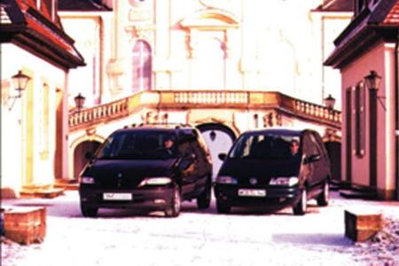 VW Sharan und Chrysler Voyager im Test