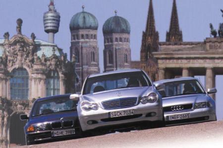 Audi A4 2.4, BMW 323i und Mercedes C&nbsp;240